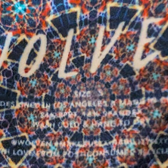 Wolven Colorful Geometric Pattern Leggings - Picture 11 of 11